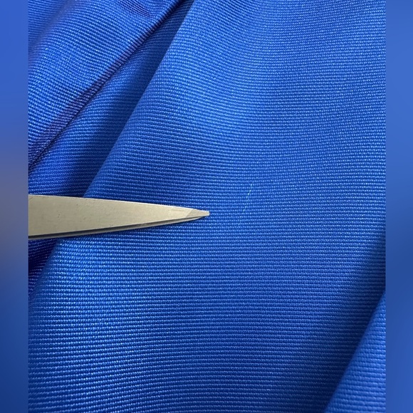 Fiesta Fashion Royal Blue Fit‑Flare Prom Homecoming Dress Floral Sweet 16 Small - Picture 16 of 16